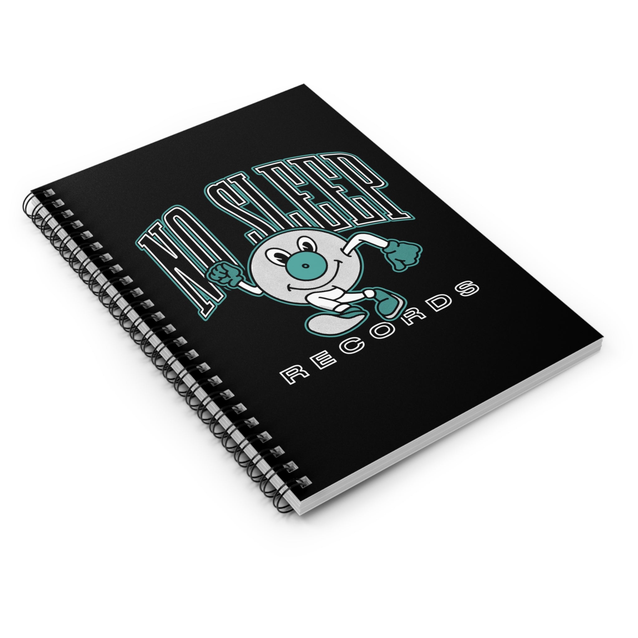 Vinyl Mascot Spiral Notebook - Ruled Line