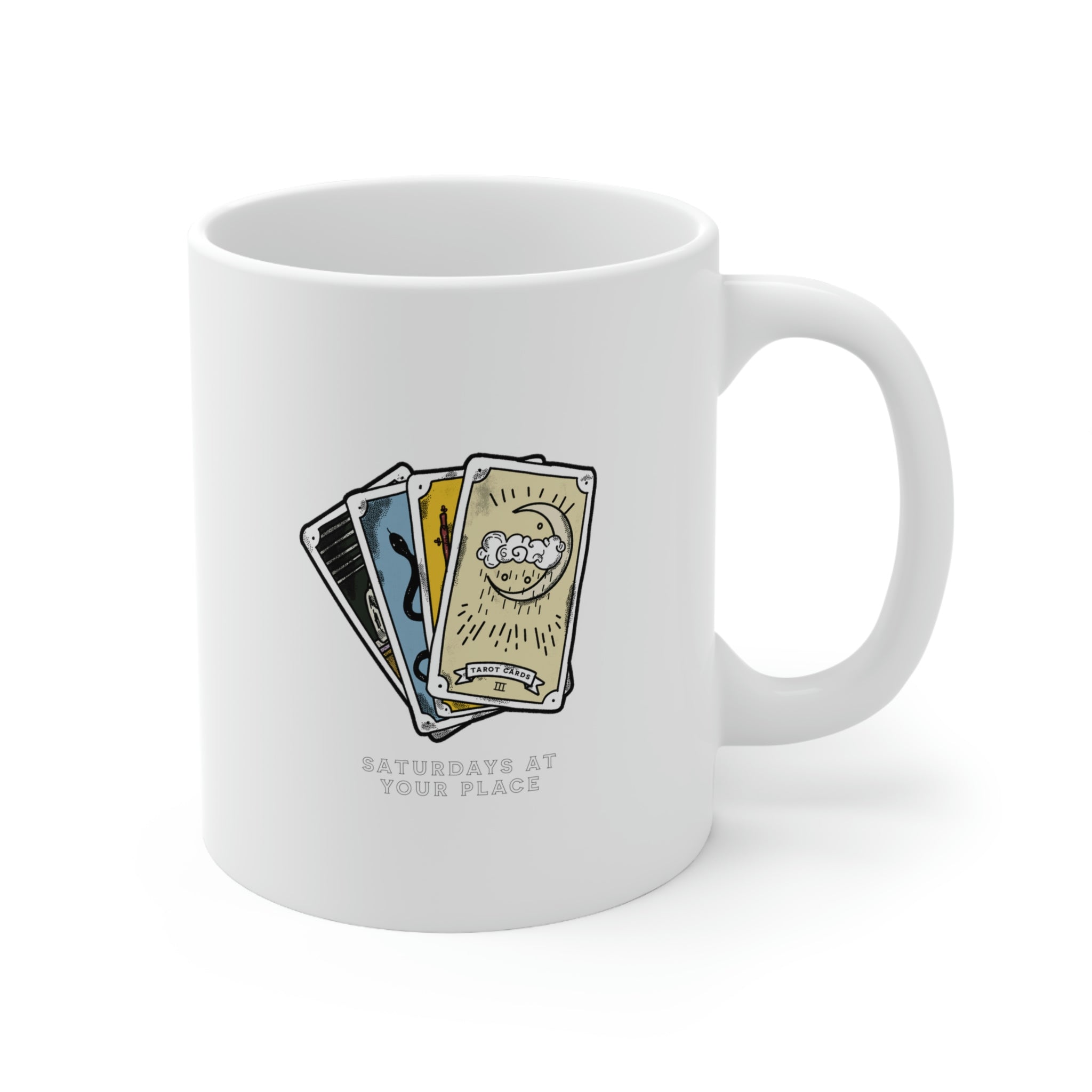 Tarot Cards Mug - NO SLEEP RECORDS - saturdays at your place