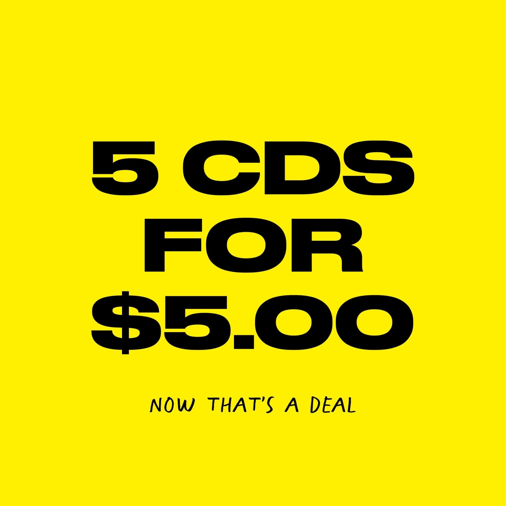 5 CDs for $5 - NO SLEEP RECORDS - NO SLEEP RECORDS
