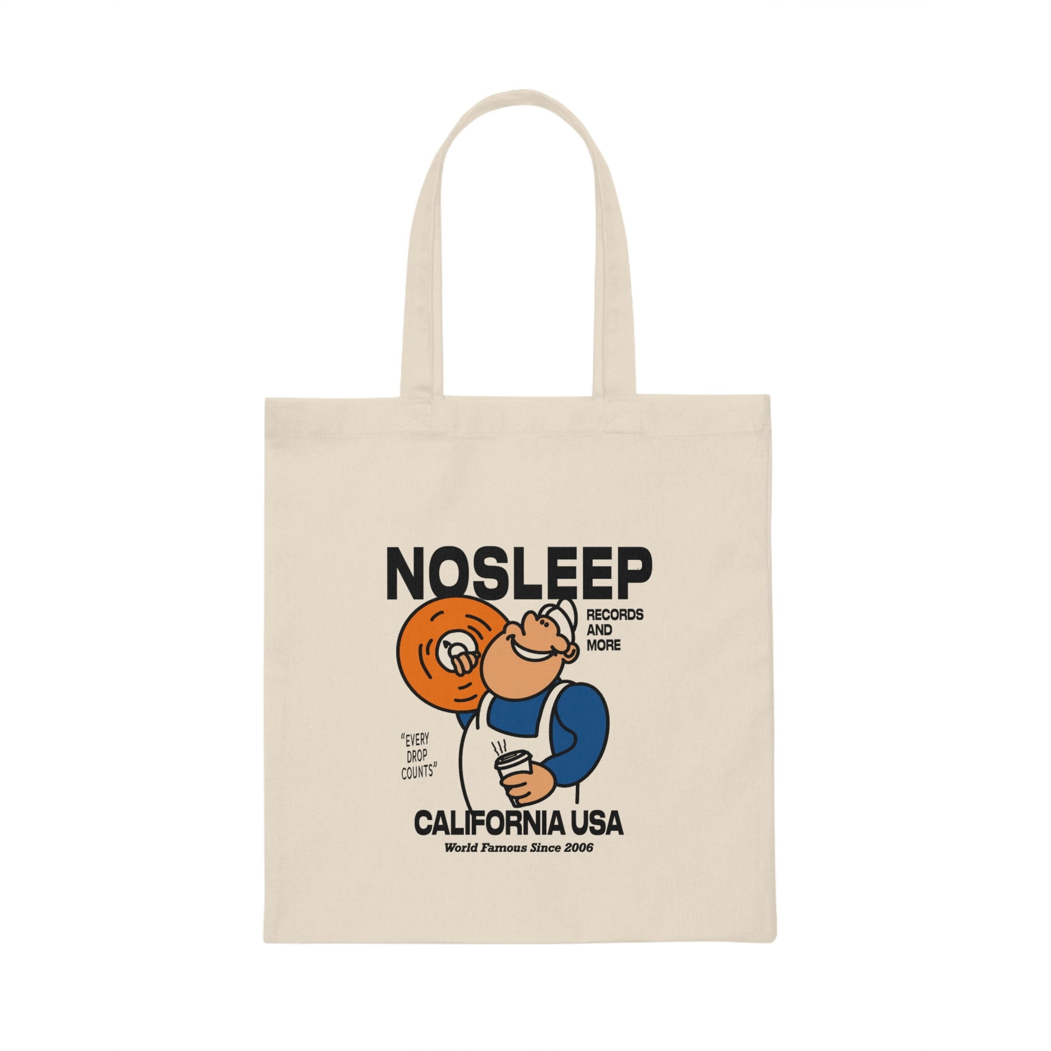 Donut Shop Tote Bag - NO SLEEP RECORDS - NO SLEEP RECORDS