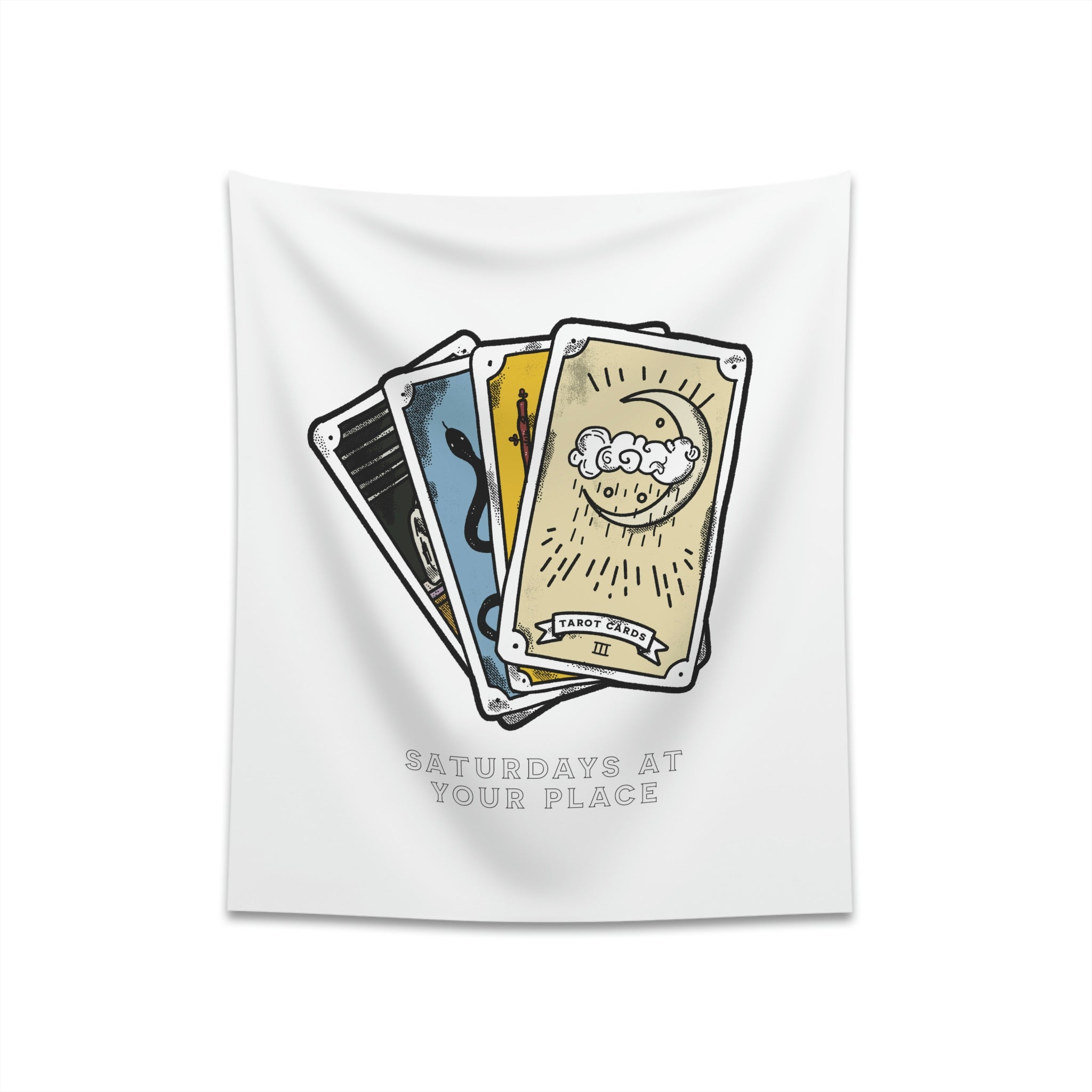 Tarot Cards Wall Tapestry - NO SLEEP RECORDS - saturdays at your place